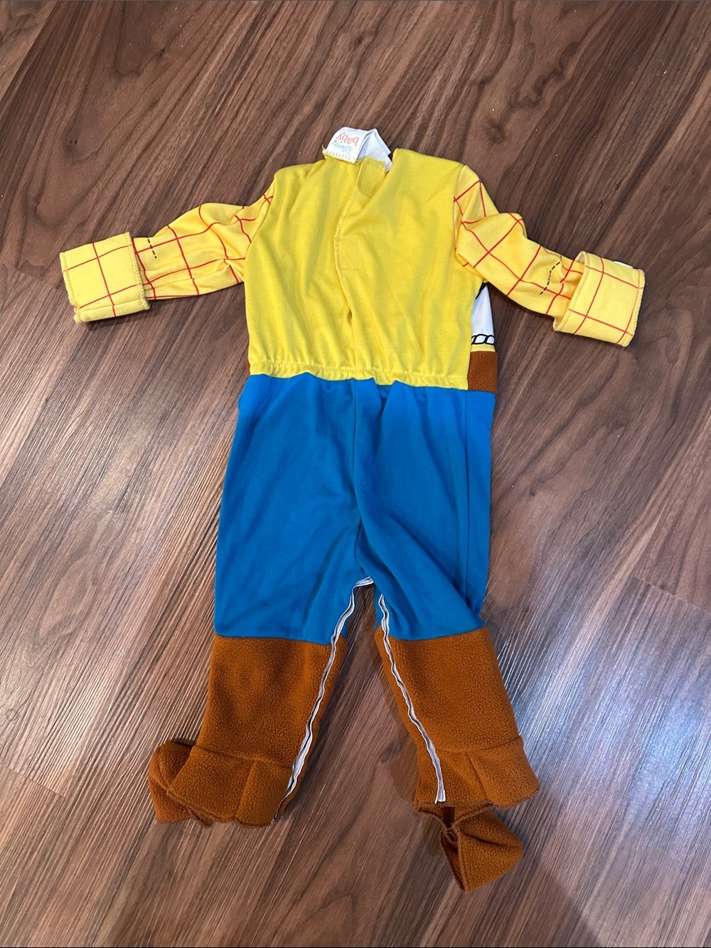 Disney Baby Woody Sheriff Kids Costume - Yellow & Blue sherriff onesie costume - Picture 3 of 5